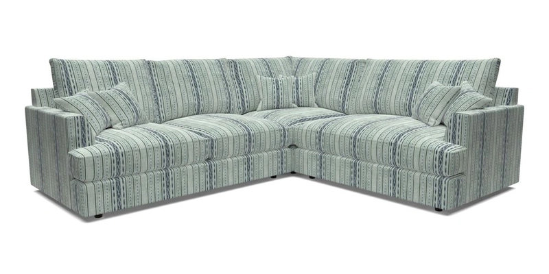 Slingsby Medium Fitted Cover Corner Unit LHF in Two Tone Plain Biscuit.  Loose cover version available