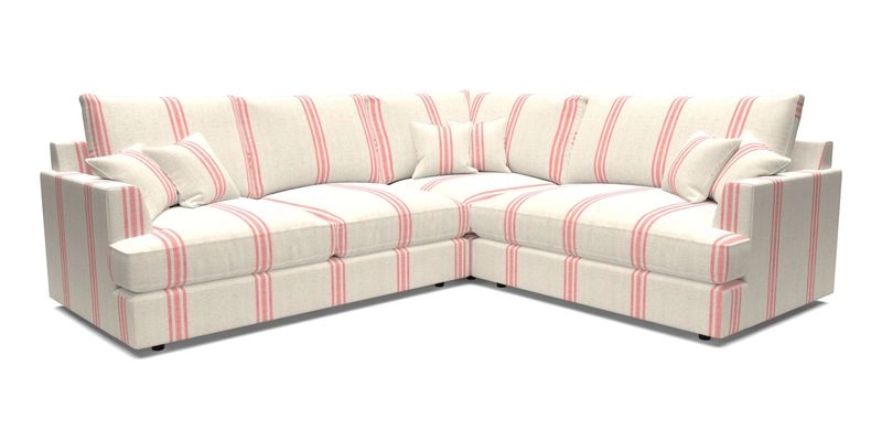 Slingsby Medium Fitted Cover Corner Unit LHF in Two Tone Plain Biscuit.  Loose cover version available