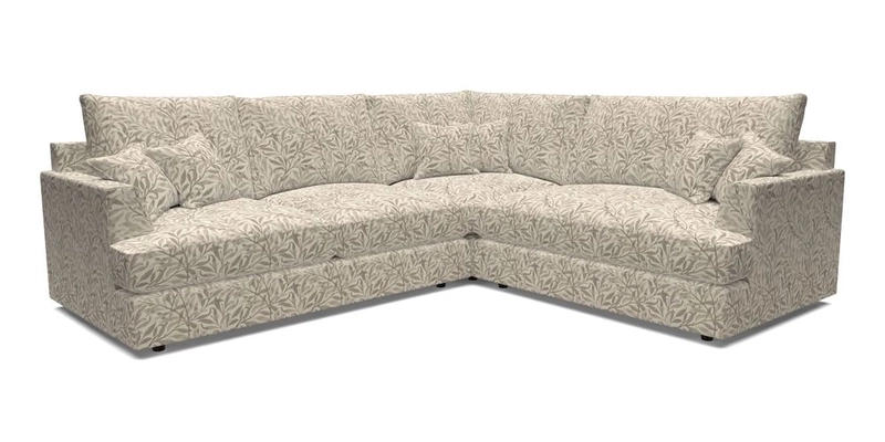 Slingsby Medium Fitted Cover Corner Unit LHF in Two Tone Plain Biscuit.  Loose cover version available