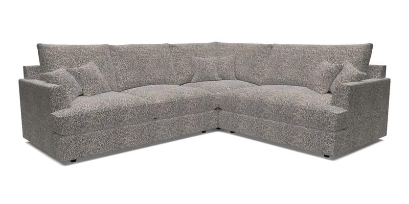 Slingsby Medium Fitted Cover Corner Unit LHF in Two Tone Plain Biscuit.  Loose cover version available