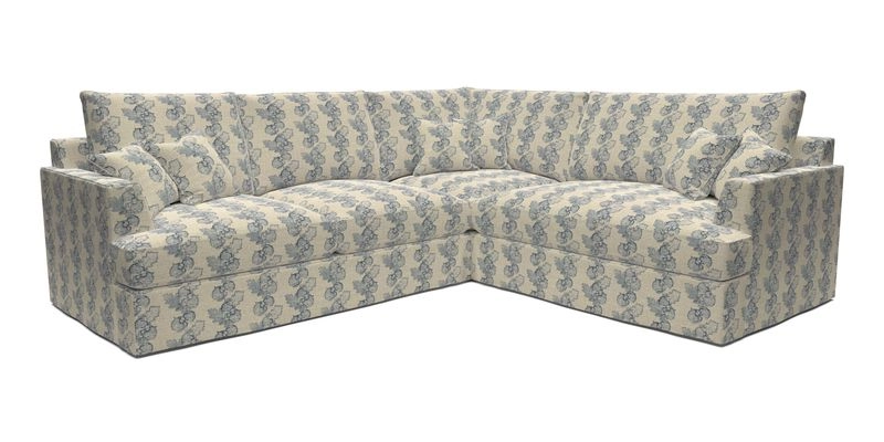 Slingsby Medium Fitted Cover Corner Unit LHF in Two Tone Plain Biscuit.  Loose cover version available