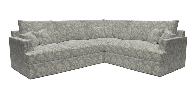 Slingsby Medium Fitted Cover Corner Unit LHF in Two Tone Plain Biscuit.  Loose cover version available