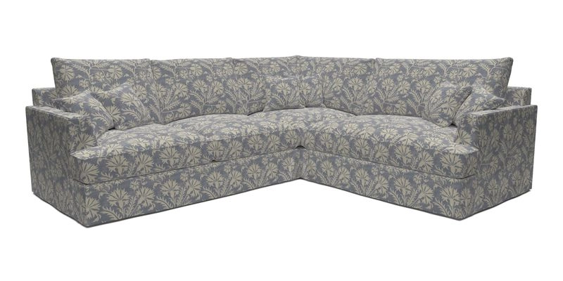 Slingsby Medium Fitted Cover Corner Unit LHF in Two Tone Plain Biscuit.  Loose cover version available