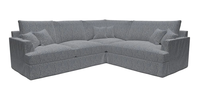 Slingsby Medium Fitted Cover Corner Unit LHF in Two Tone Plain Biscuit.  Loose cover version available