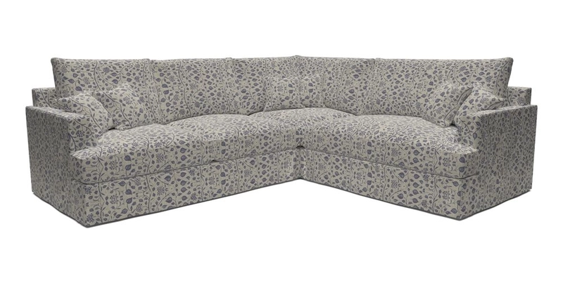 Slingsby Medium Fitted Cover Corner Unit LHF in Two Tone Plain Biscuit.  Loose cover version available