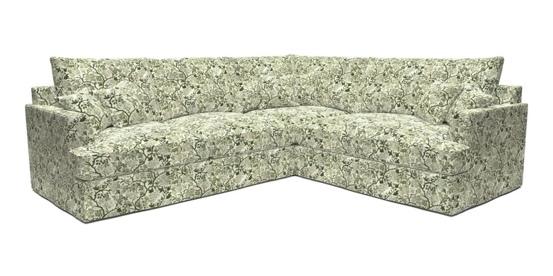 Slingsby Medium Fitted Cover Corner Unit LHF in Two Tone Plain Biscuit.  Loose cover version available