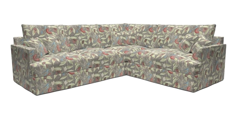 Slingsby Medium Fitted Cover Corner Unit LHF in Two Tone Plain Biscuit.  Loose cover version available