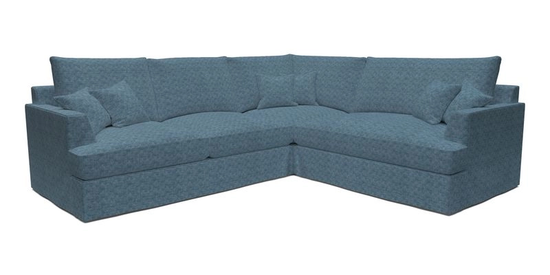 Slingsby Medium Fitted Cover Corner Unit LHF in Two Tone Plain Biscuit.  Loose cover version available