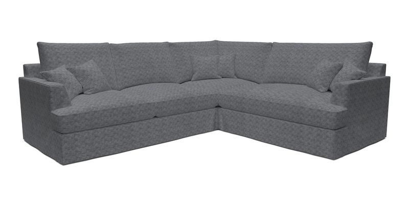 Slingsby Medium Fitted Cover Corner Unit LHF in Two Tone Plain Biscuit.  Loose cover version available