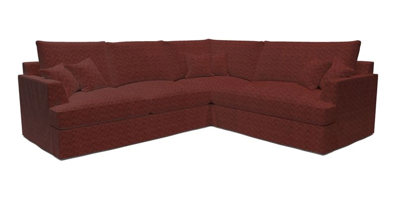 Slingsby Medium Fitted Cover Corner Unit LHF in Two Tone Plain Biscuit.  Loose cover version available