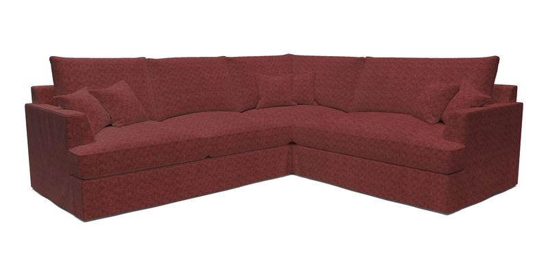 Slingsby Medium Fitted Cover Corner Unit LHF in Two Tone Plain Biscuit.  Loose cover version available