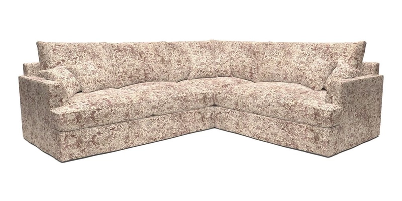 Slingsby Medium Fitted Cover Corner Unit LHF in Two Tone Plain Biscuit.  Loose cover version available