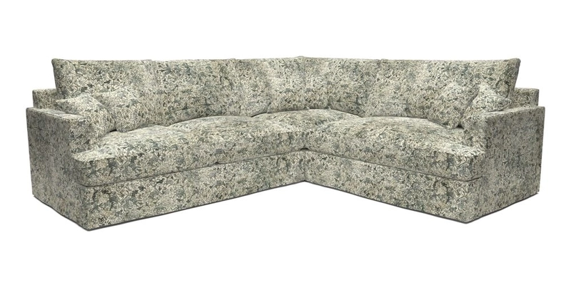 Slingsby Medium Fitted Cover Corner Unit LHF in Two Tone Plain Biscuit.  Loose cover version available