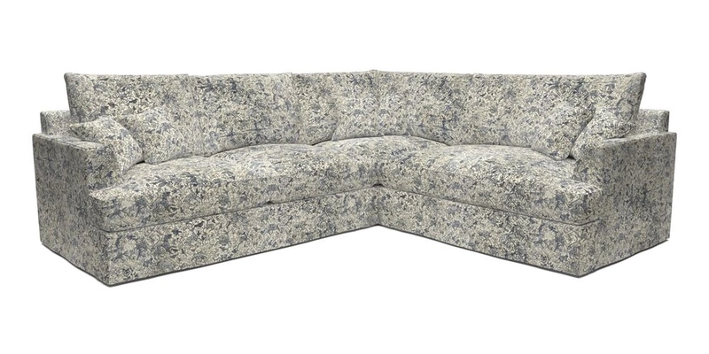 Slingsby Medium Fitted Cover Corner Unit LHF in Two Tone Plain Biscuit.  Loose cover version available