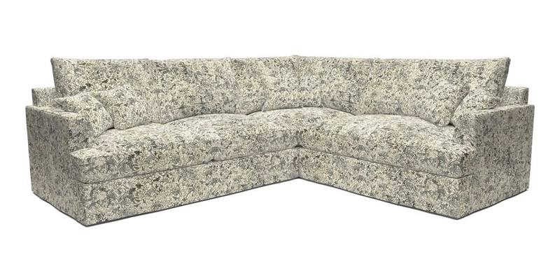 Slingsby Medium Fitted Cover Corner Unit LHF in Two Tone Plain Biscuit.  Loose cover version available