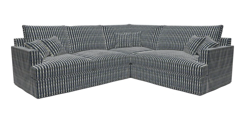 Slingsby Medium Fitted Cover Corner Unit LHF in Two Tone Plain Biscuit.  Loose cover version available