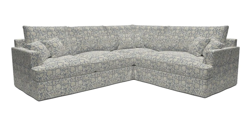 Slingsby Medium Fitted Cover Corner Unit LHF in Two Tone Plain Biscuit.  Loose cover version available