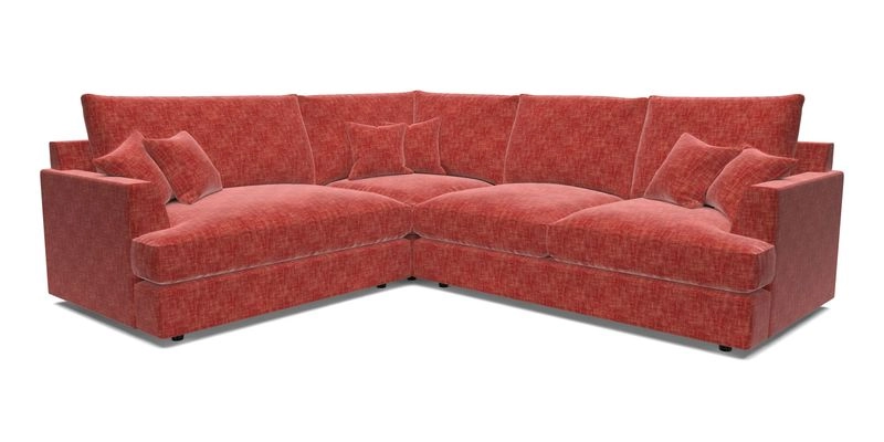 Slingsby Medium Fitted Cover Corner Unit RHF in Two Tone Plain Biscuit