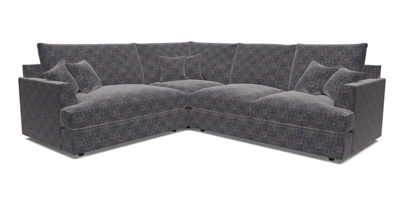 Slingsby Medium Fitted Cover Corner Unit RHF in Two Tone Plain Biscuit