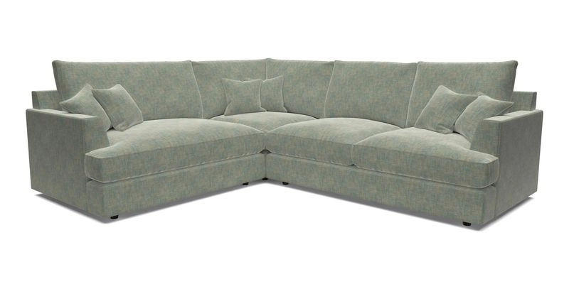 Slingsby Medium Fitted Cover Corner Unit RHF in Two Tone Plain Biscuit