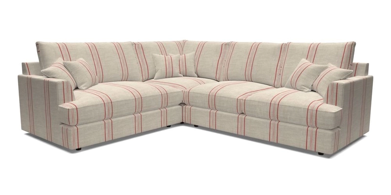 Slingsby Medium Fitted Cover Corner Unit RHF in Two Tone Plain Biscuit
