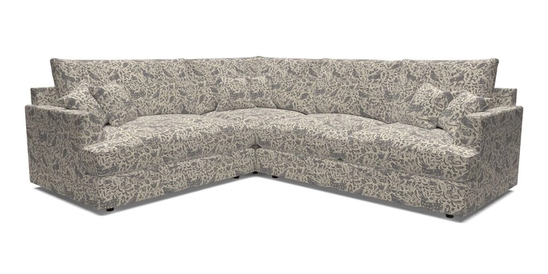 Slingsby Medium Fitted Cover Corner Unit RHF in Two Tone Plain Biscuit