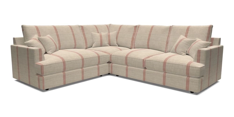Slingsby Medium Fitted Cover Corner Unit RHF in Two Tone Plain Biscuit