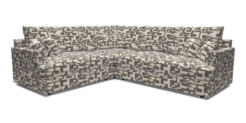Slingsby Medium Fitted Cover Corner Unit RHF in Two Tone Plain Biscuit