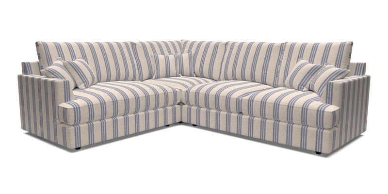 Slingsby Medium Fitted Cover Corner Unit RHF in Two Tone Plain Biscuit