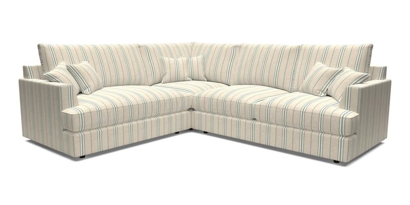 Slingsby Medium Fitted Cover Corner Unit RHF in Two Tone Plain Biscuit