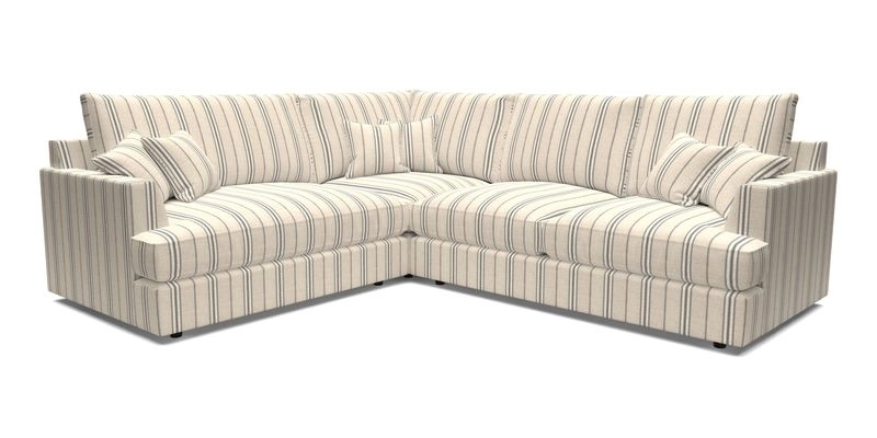 Slingsby Medium Fitted Cover Corner Unit RHF in Two Tone Plain Biscuit