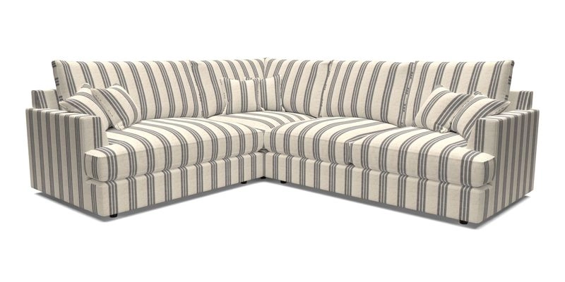 Slingsby Medium Fitted Cover Corner Unit RHF in Two Tone Plain Biscuit