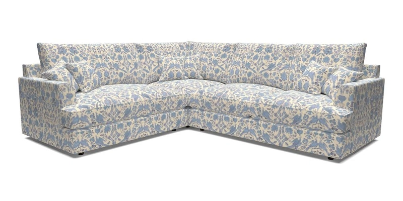 Slingsby Medium Fitted Cover Corner Unit RHF in Two Tone Plain Biscuit