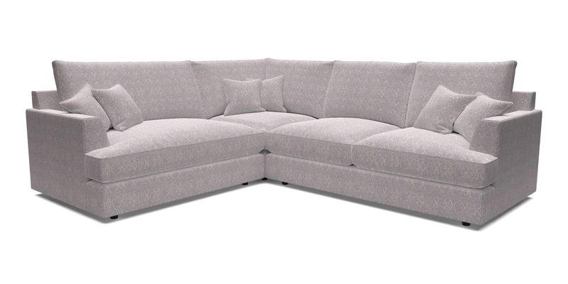 Slingsby Medium Fitted Cover Corner Unit RHF in Two Tone Plain Biscuit