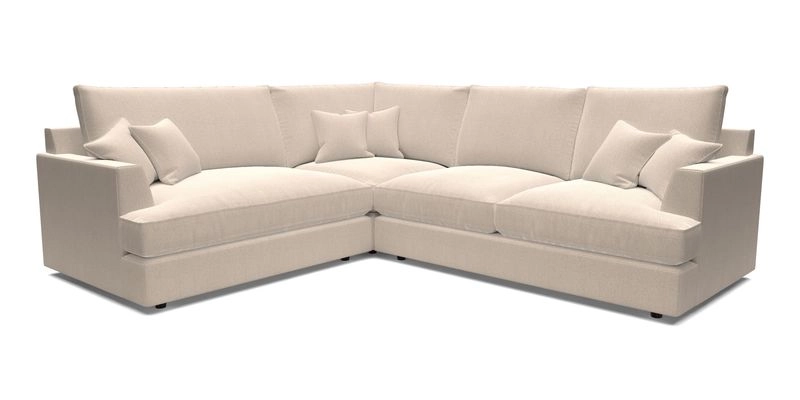 Slingsby Medium Fitted Cover Corner Unit RHF in Two Tone Plain Biscuit