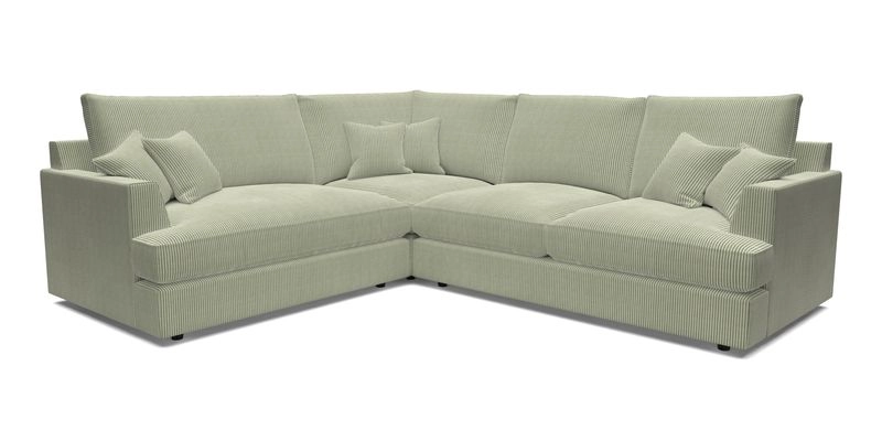 Slingsby Medium Fitted Cover Corner Unit RHF in Two Tone Plain Biscuit