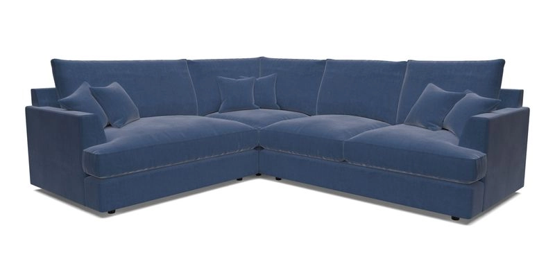 Slingsby Medium Fitted Cover Corner Unit RHF in Two Tone Plain Biscuit