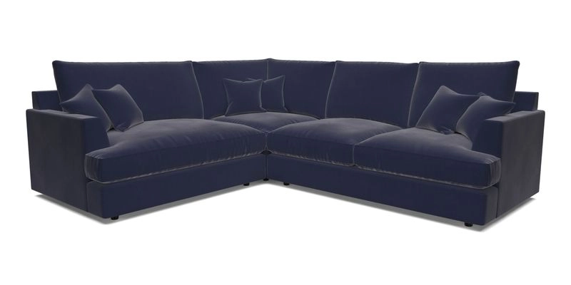 Slingsby Medium Fitted Cover Corner Unit RHF in Two Tone Plain Biscuit