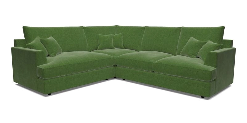 Slingsby Medium Fitted Cover Corner Unit RHF in Two Tone Plain Biscuit