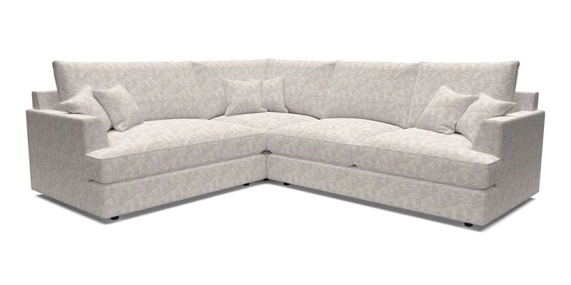 Slingsby Medium Fitted Cover Corner Unit RHF in Two Tone Plain Biscuit