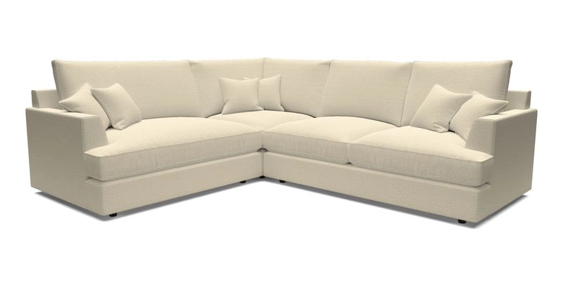 Slingsby Medium Fitted Cover Corner Unit RHF in Two Tone Plain Biscuit