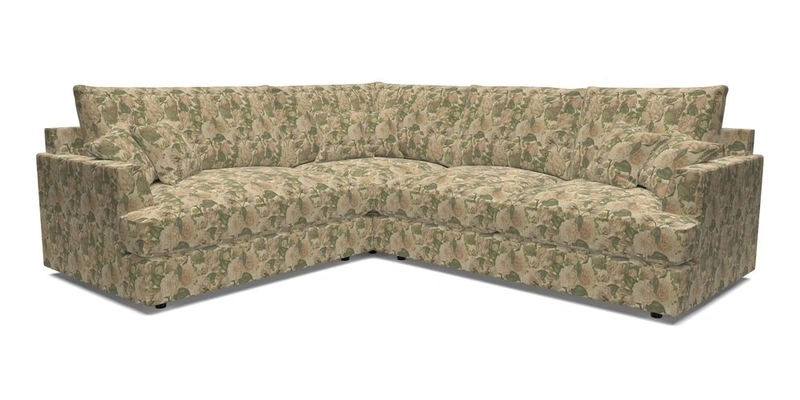 Slingsby Medium Fitted Cover Corner Unit RHF in Two Tone Plain Biscuit