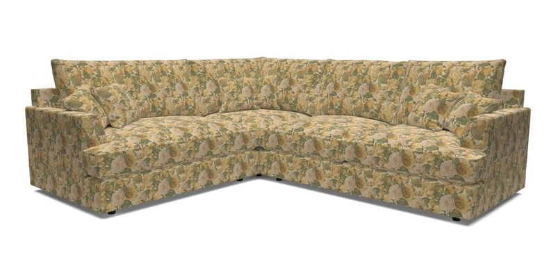 Slingsby Medium Fitted Cover Corner Unit RHF in Two Tone Plain Biscuit