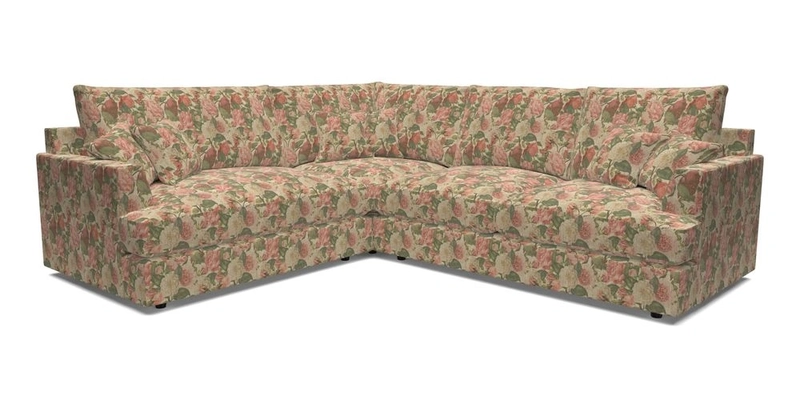 Slingsby Medium Fitted Cover Corner Unit RHF in Two Tone Plain Biscuit