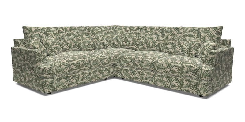 Slingsby Medium Fitted Cover Corner Unit RHF in Two Tone Plain Biscuit