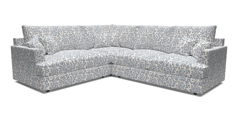 Slingsby Medium Fitted Cover Corner Unit RHF in Two Tone Plain Biscuit