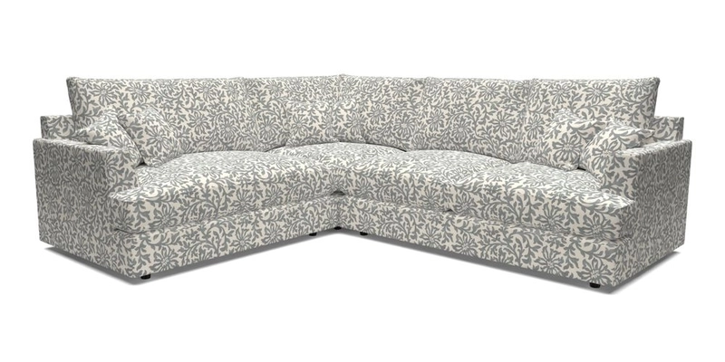 Slingsby Medium Fitted Cover Corner Unit RHF in Two Tone Plain Biscuit