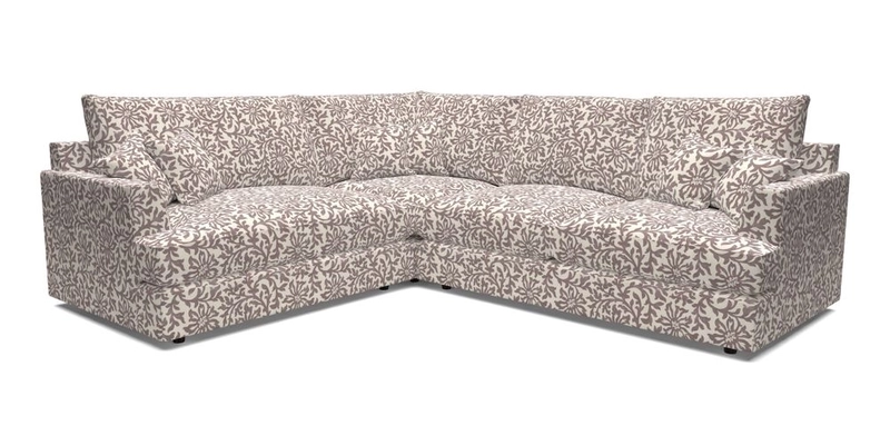 Slingsby Medium Fitted Cover Corner Unit RHF in Two Tone Plain Biscuit