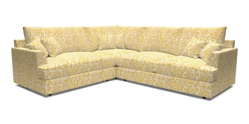 Slingsby Medium Fitted Cover Corner Unit RHF in Two Tone Plain Biscuit