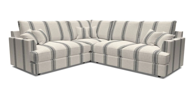 Slingsby Medium Fitted Cover Corner Unit RHF in Two Tone Plain Biscuit